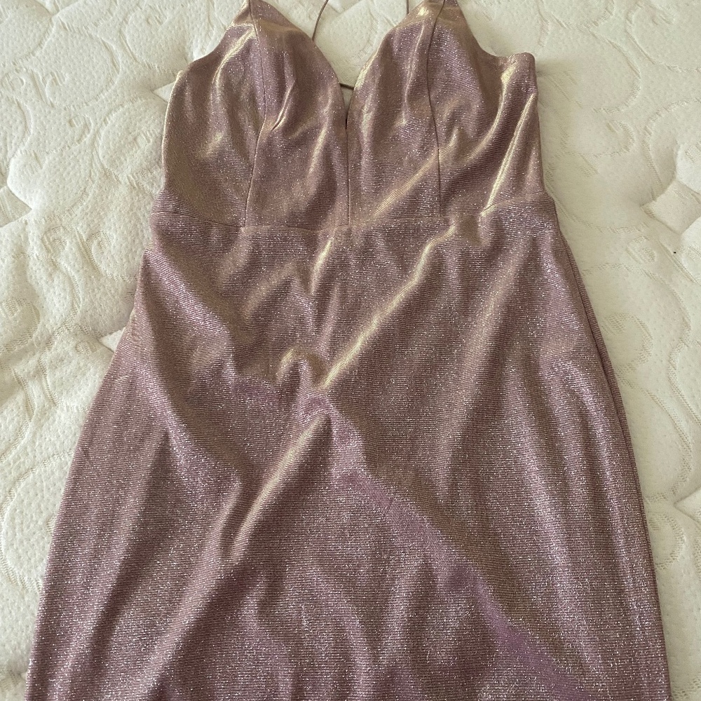 Sparkly holographic dress